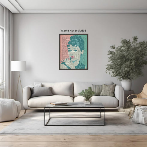 Posterizer 1 pcs-Audrey Hepburn Contemporary Chic Pop Art-Famous Figures Art Collection-Art in Pop Style-Gifts for Women-Living Room Bedroom Decor...